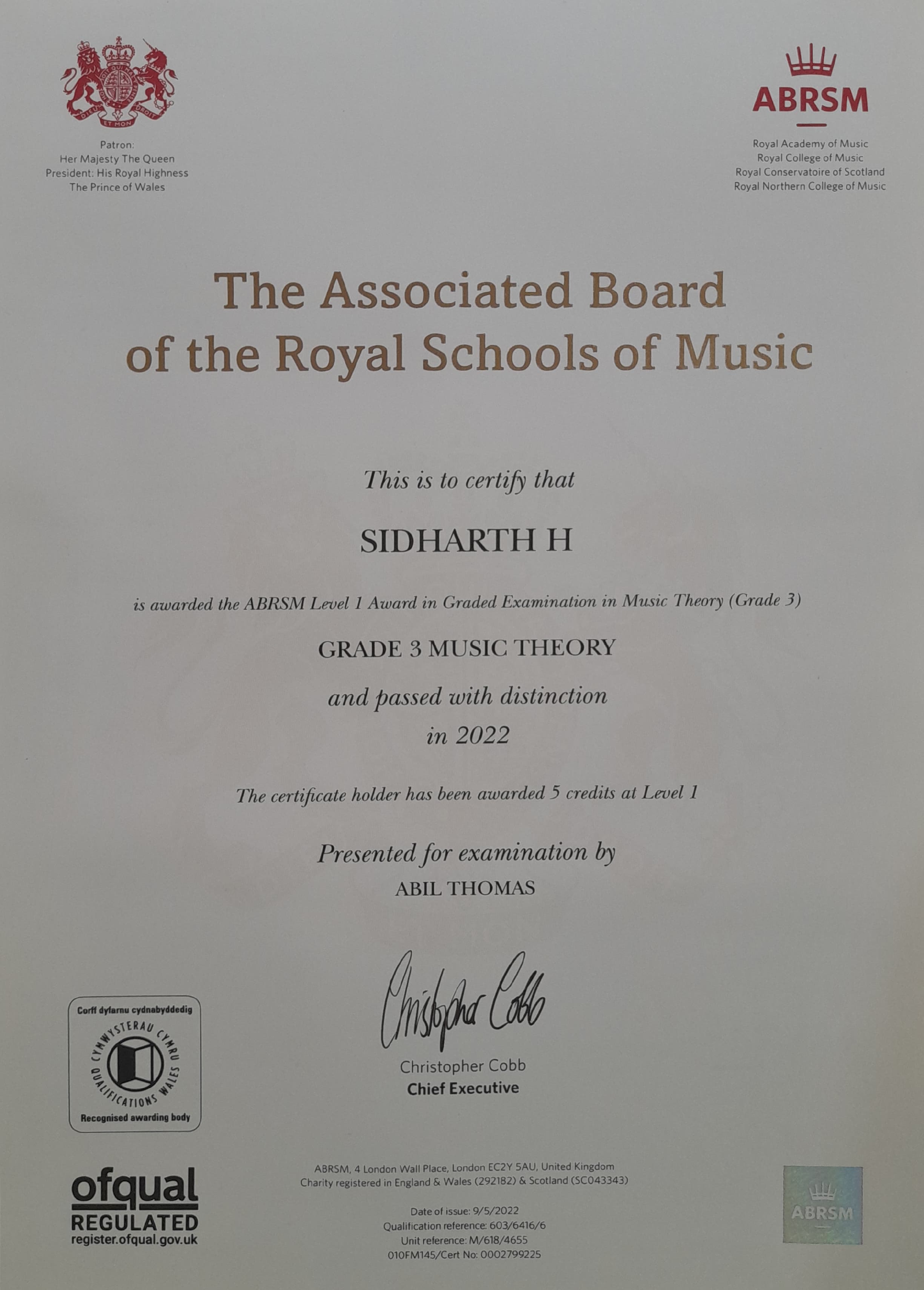 ABRSM Music Theory Grade 3